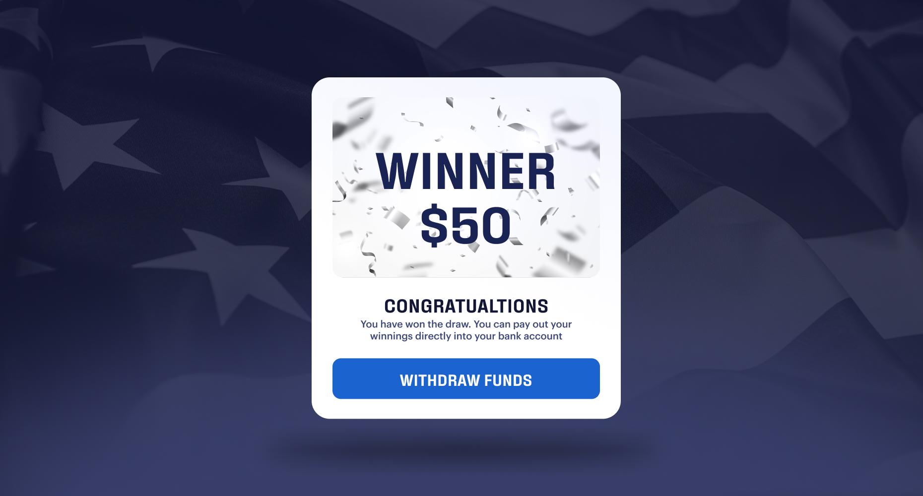 Gaming win and withdrawing the funds instantly