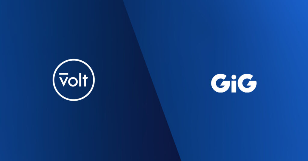 Volt and GiG announce a new partnership